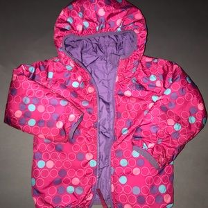 Girls 4T North Face reversible coat